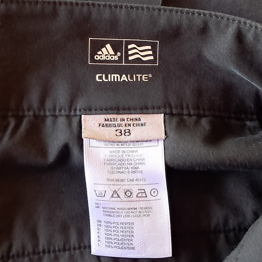 Adidas Climalite Mens Black Golf Shorts Size 38 P78228 AE7002 Activewear - Picture 5 of 8